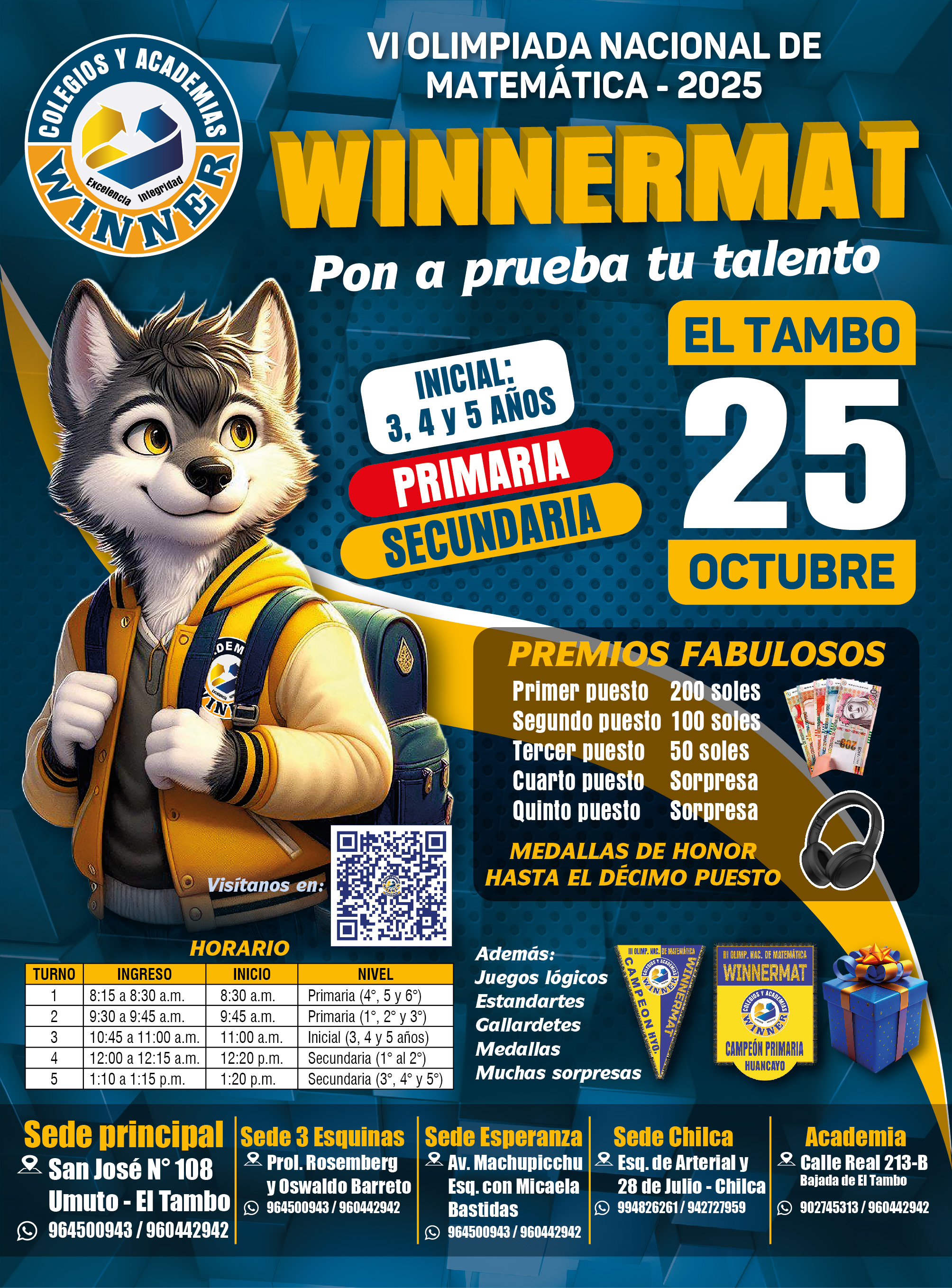 Información del Concurso WINNERMAT